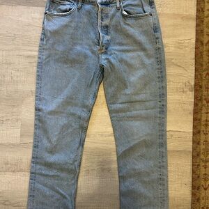 Agolde Blue Straight Leg - Riley